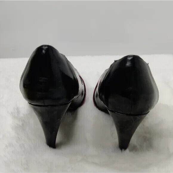 Vintage Pink Purple peep toe pumps. - Picture 5 of 7